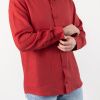 Cleanwear panske kosile cervena dlouhy rukav 7